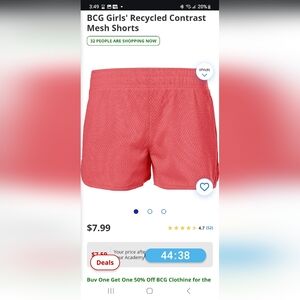 Bcg mesh shorts size 16(xl)